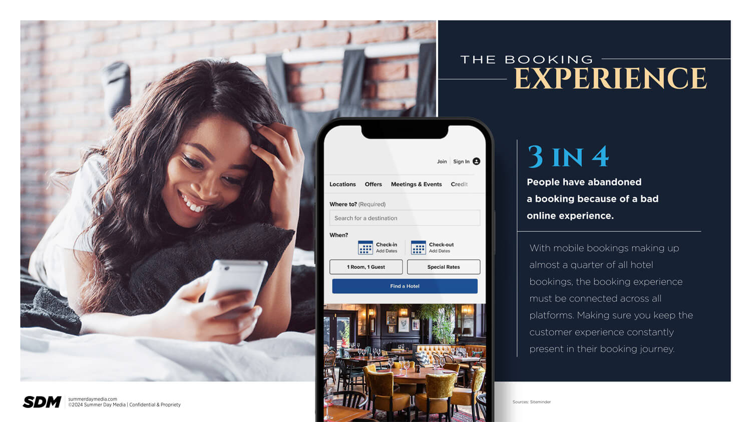 Unequalled customer experience in hospitality